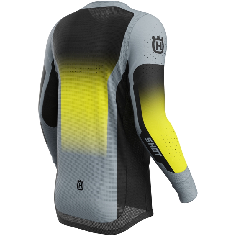 Motocrosstrøje Shot Aerolite HVA sort-grå