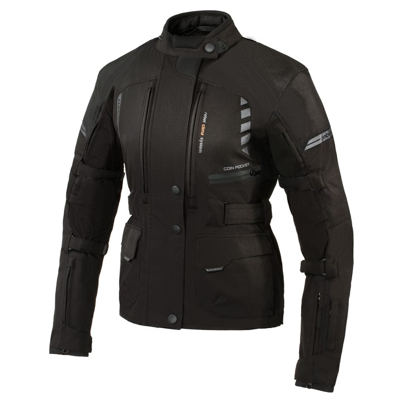 Motordragt til kvinder Rebelhorn Hiker II sort