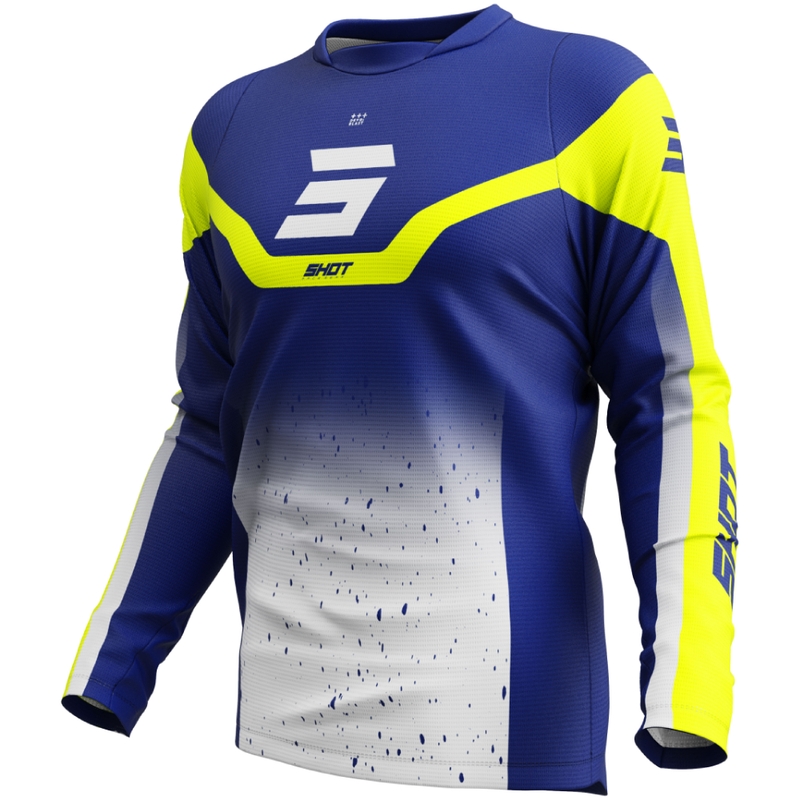Motocross-trøje Shot Devo Blast blå