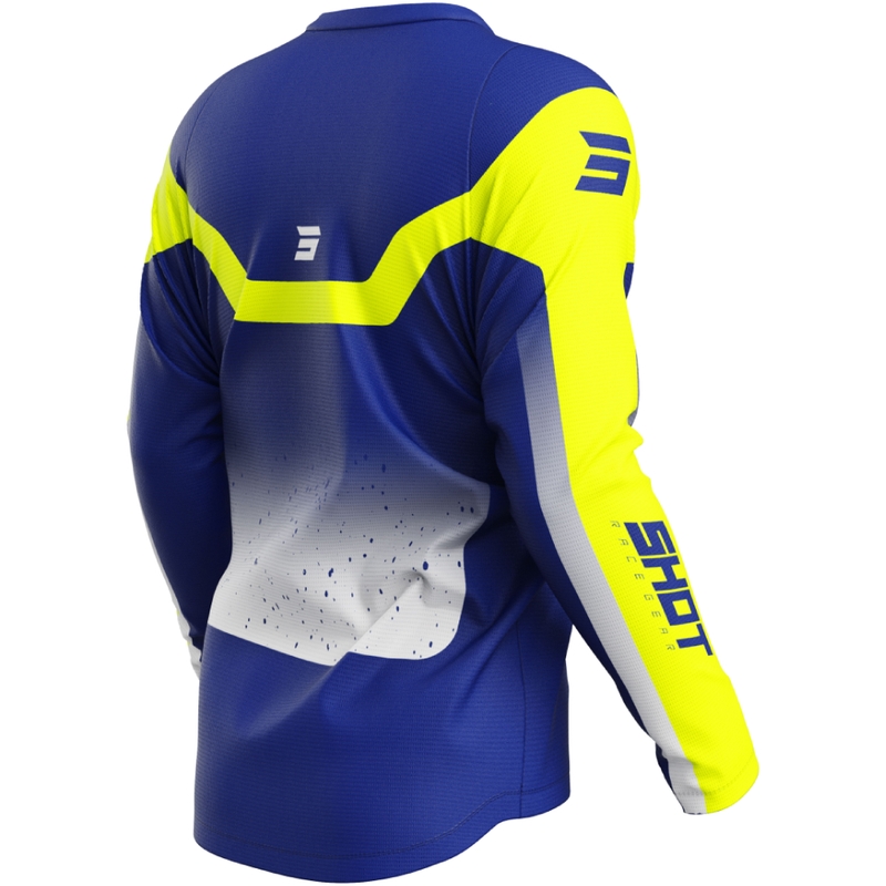 Motocross-trøje Shot Devo Blast blå