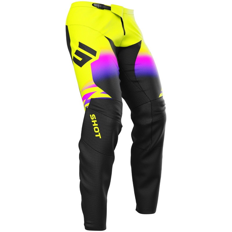 Motocross-bukser Shot Devo X-Trem fluogul