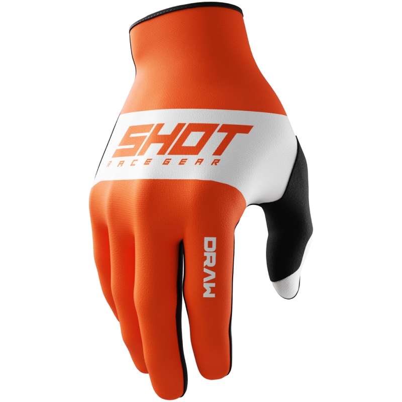 Motocross-handsker Shot Draw Sky orange