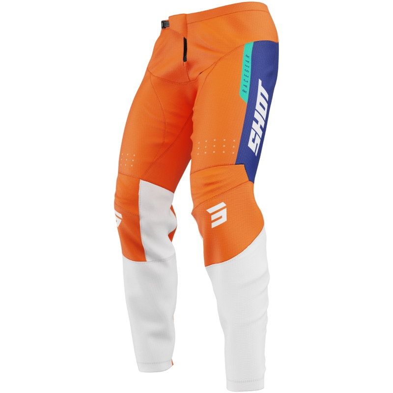 Motocrossbukser til børn Shot Draw League orange