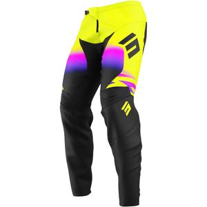 Motocrossbukser til børn Shot Draw X-Trem fluogul