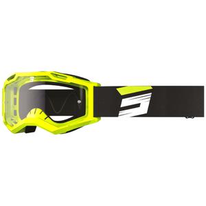 Motocrossbrille Shot Assault 2.0 Claw fluogul med klar plexi