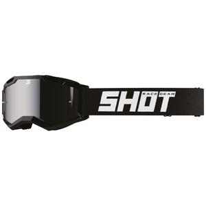 Motocross-briller Shot Assault 2.0 Solid sort med iridium-linse