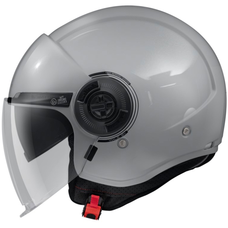 Åben motorcykelhjelm MT Viale SV S Solid Grey Gloss