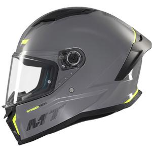 MT Stinger 2 Solid Gloss Grey Integral motorcykelhjelm