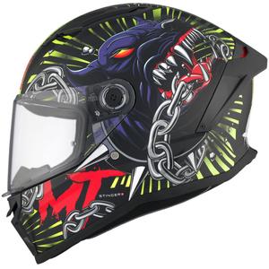 MT Stinger 2 Akin integreret motorcykelhjelm mat