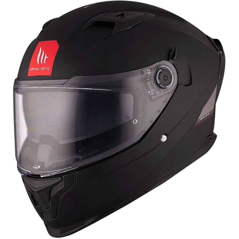 MT BRAKER SV SOLID A1 integreret motorcykelhjelm blank sort
