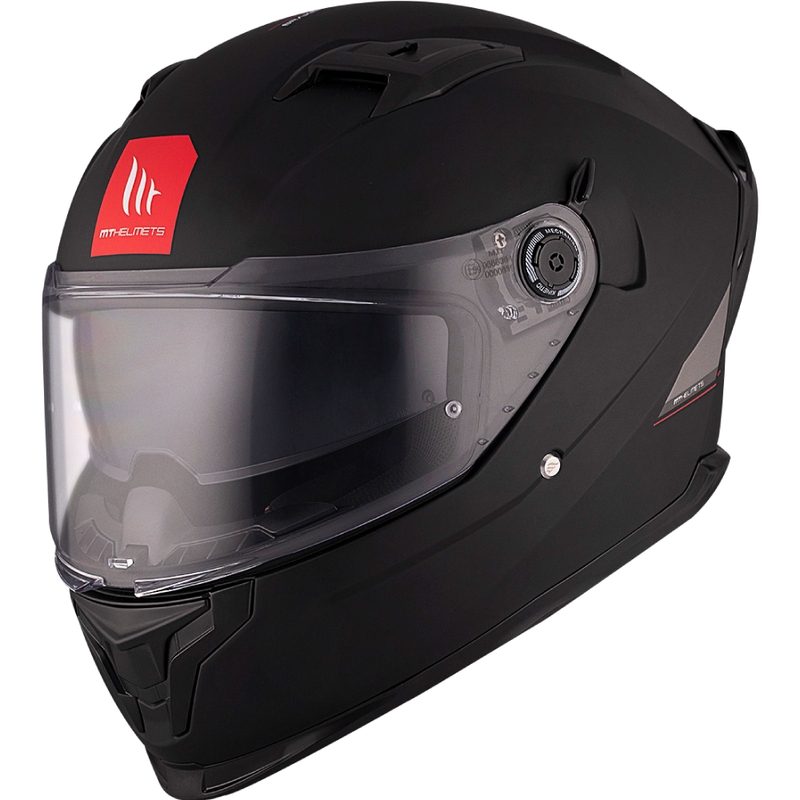 MT BRAKER SV SOLID A1 integreret motorcykelhjelm matsort