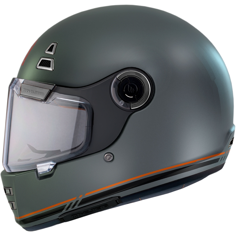 MT Jarama SV B2 integreret motorcykelhjelm matgrå