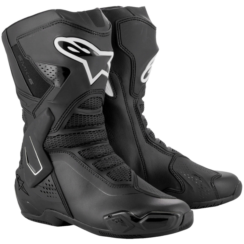 Alpinestars Stella SMX-6 3 motorcykelstøvler i sort og hvid til kvinder
