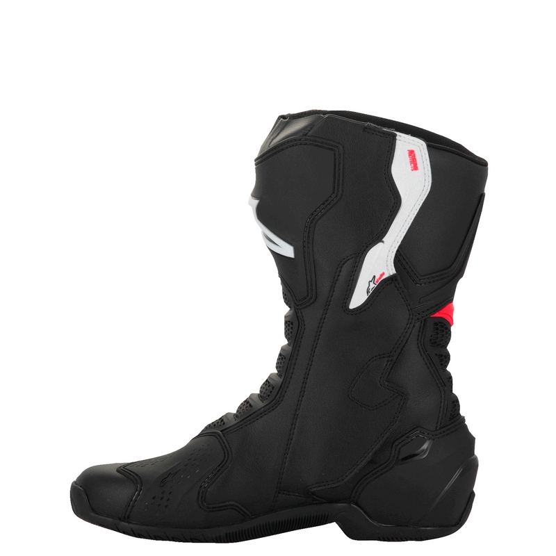 Alpinestars Stella SMX-6 3 motorcykelstøvler til kvinder i sort, hvid og pink