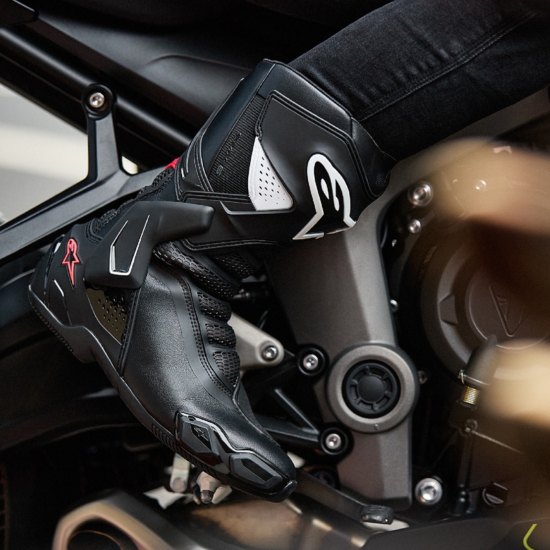 Alpinestars Stella SMX-6 3 motorcykelstøvler til kvinder i sort, hvid og pink