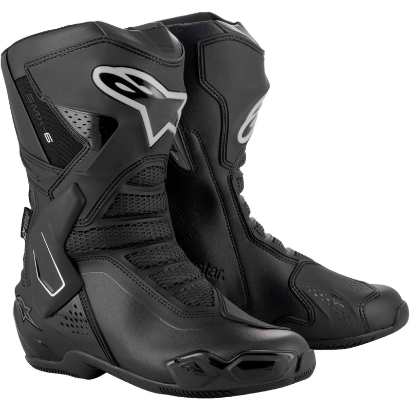Alpinestars Stella SMX-6 3 Drystar sort-sølv motorcykelstøvler til kvinder