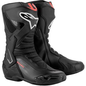 Alpinestars SMX-6 3 sort-fluorrød motorcykelstøvle