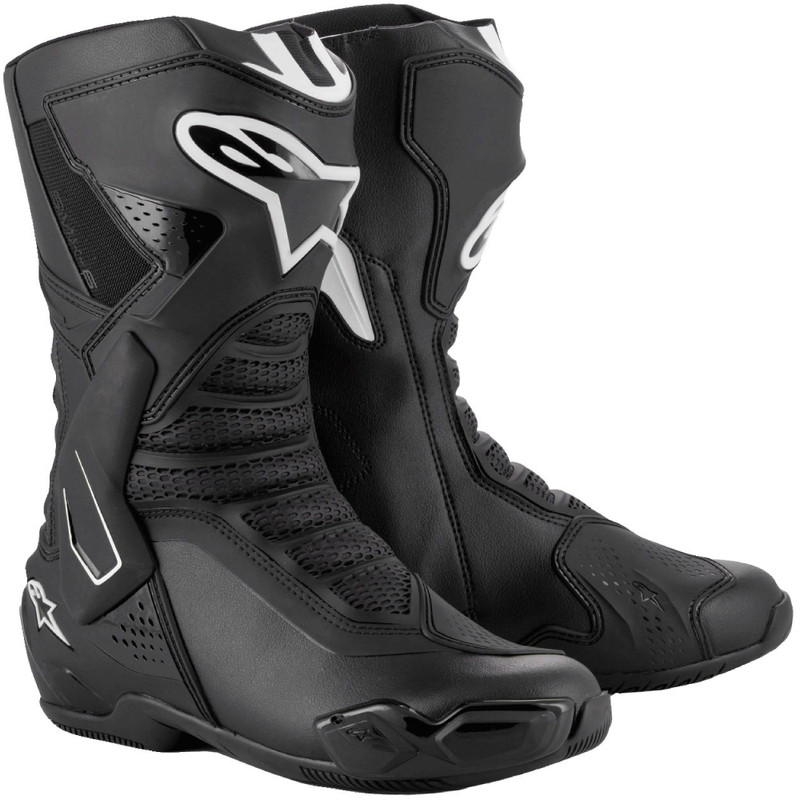 Alpinestars SMX-6 3 sorte og hvide motorcykelstøvler