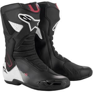 Alpinestars SMX-6 3 sort-hvid-røde motorcykelstøvler