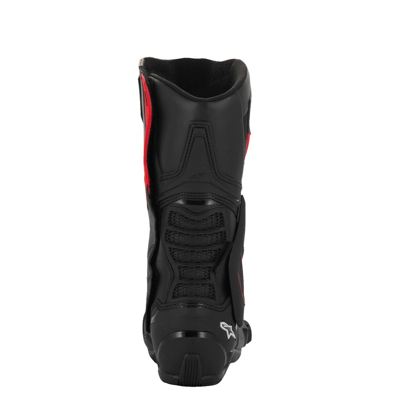 Alpinestars SMX-6 3 Drystar sorte og røde motorcykelstøvler