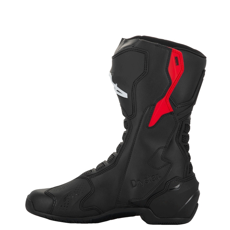 Alpinestars SMX-6 3 Drystar sorte og røde motorcykelstøvler
