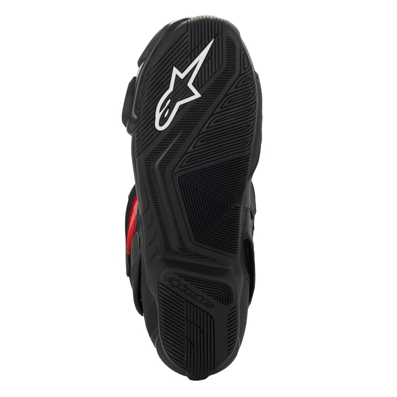 Alpinestars SMX-6 3 Drystar sorte og røde motorcykelstøvler