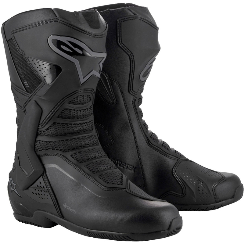 Alpinestars SMX-6 3 Gore-Tex sort-mørkegrå motorcykelstøvler