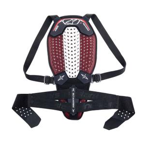 Alpinestars Nucleon Plasma rygmarvsbeskytter sort-hvid-rød