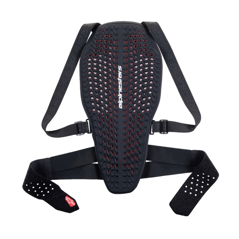 Alpinestars Nucleon Plasma rygmarvsbeskytter sort-hvid-rød