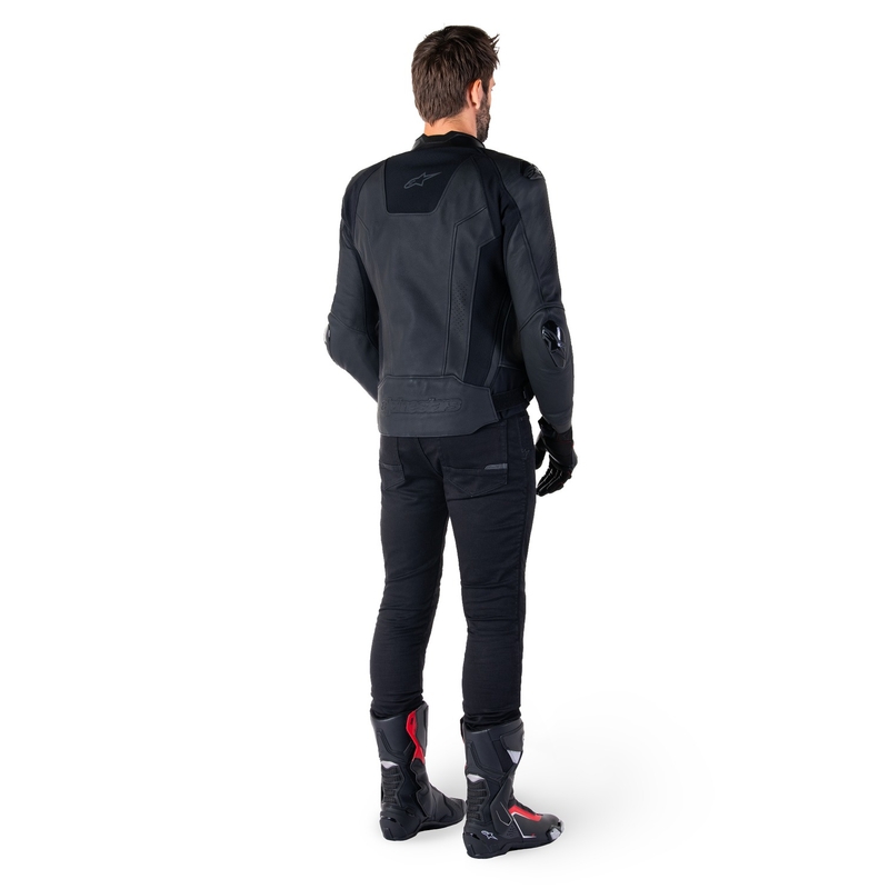Alpinestars Missile 3 sort motorcykeljakke i læder