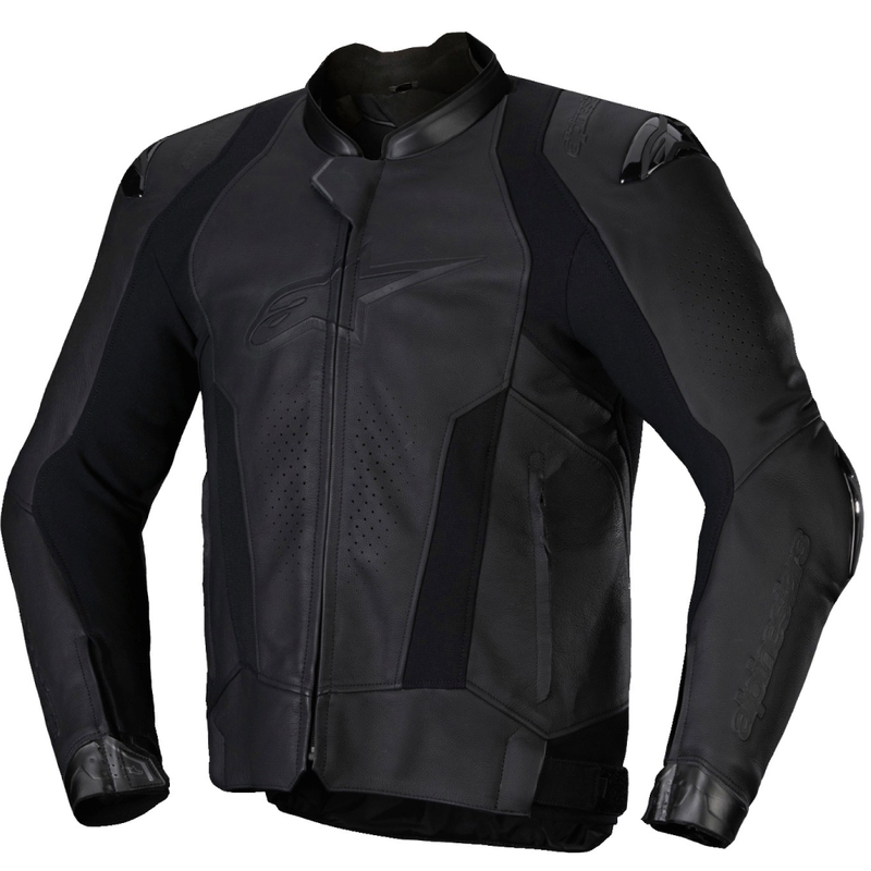 Alpinestars Missile 3 sort motorcykeljakke i læder