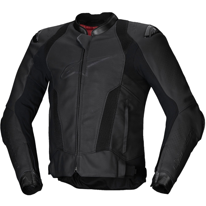 Alpinestars Missile 3 Airflow sort motorcykeljakke i læder