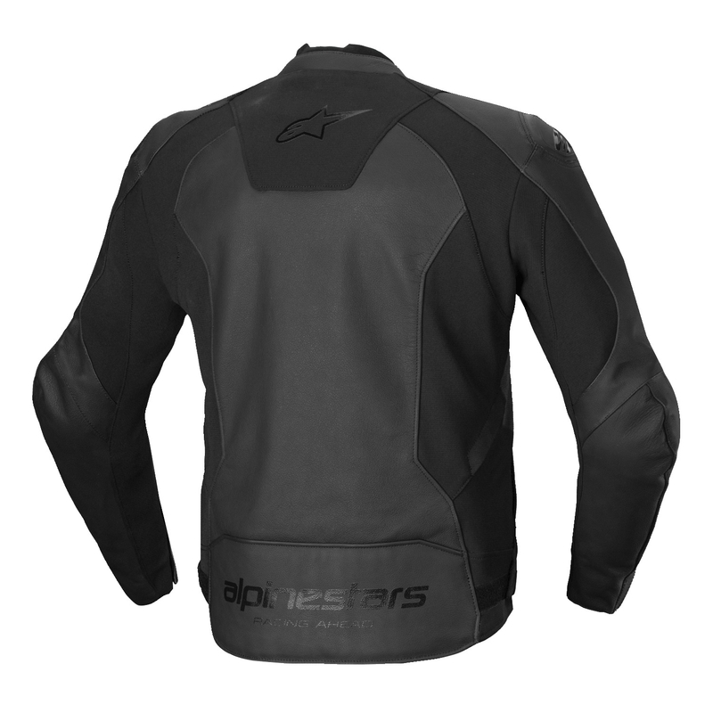 Alpinestars Faster 3 sort motorcykeljakke i læder