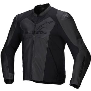 Alpinestars Faster 3 Airflow sort motorcykeljakke i læder