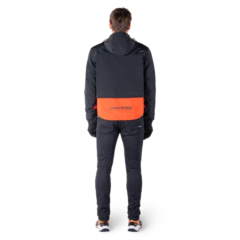 Alpinestars Mootant Waterproof Parka sort-fluo-orange