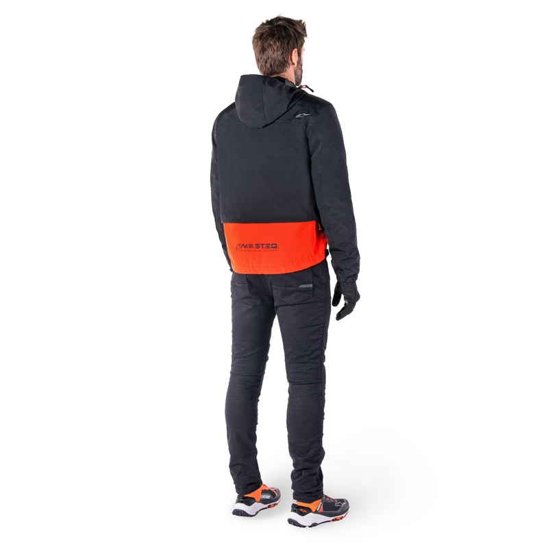 Alpinestars Mootant Waterproof Parka sort-fluo-orange