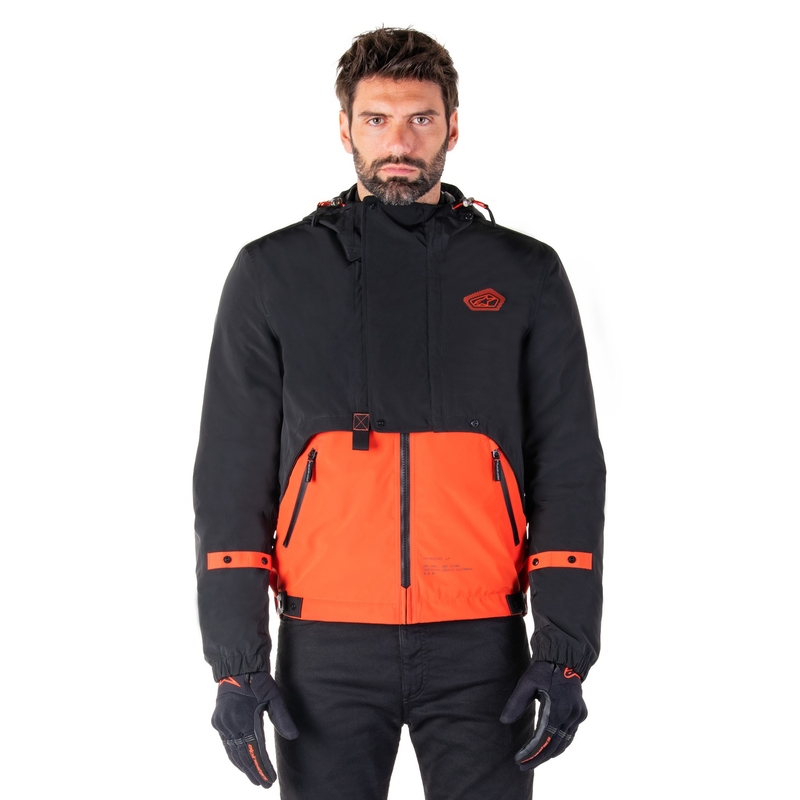 Alpinestars Mootant Waterproof Parka sort-fluo-orange