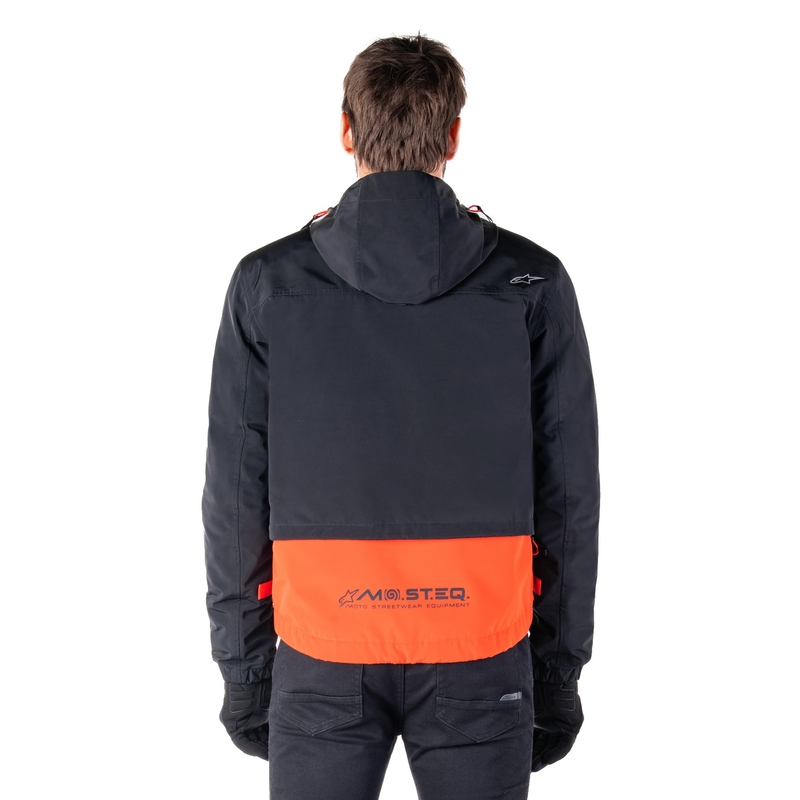 Alpinestars Mootant Waterproof Parka sort-fluo-orange