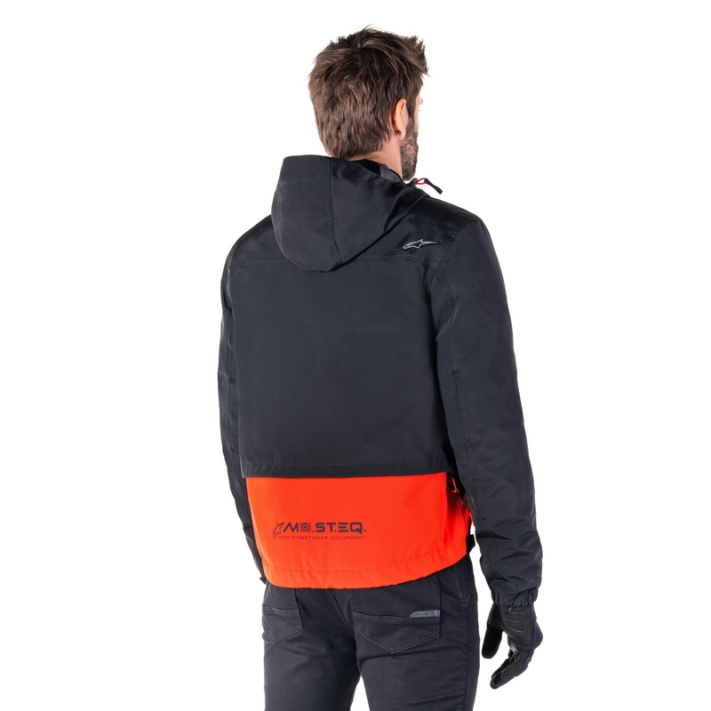 Alpinestars Mootant Waterproof Parka sort-fluo-orange