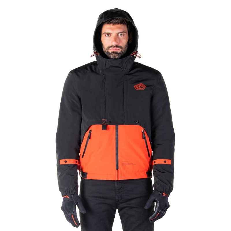 Alpinestars Mootant Waterproof Parka sort-fluo-orange