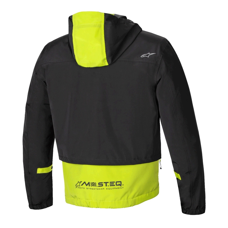 Alpinestars Mootant Vandtæt Parka Sort-Fluo Gul