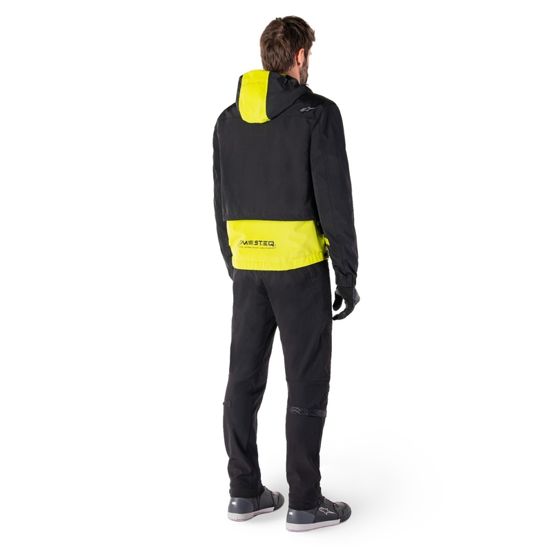 Alpinestars Mootant Vandtæt Parka Sort-Fluo Gul