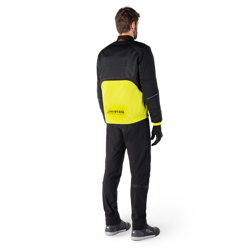 Alpinestars Mootant Vandtæt Parka Sort-Fluo Gul