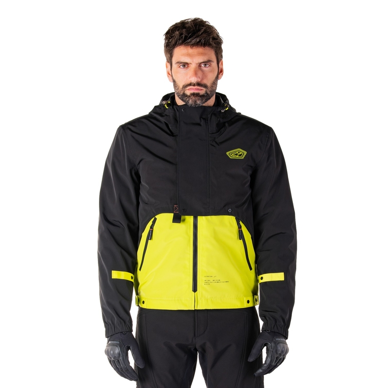 Alpinestars Mootant Vandtæt Parka Sort-Fluo Gul