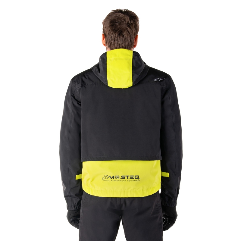 Alpinestars Mootant Vandtæt Parka Sort-Fluo Gul