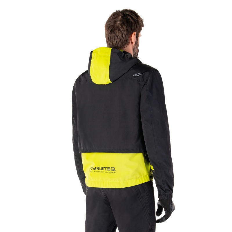 Alpinestars Mootant Vandtæt Parka Sort-Fluo Gul