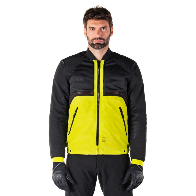 Alpinestars Mootant Vandtæt Parka Sort-Fluo Gul