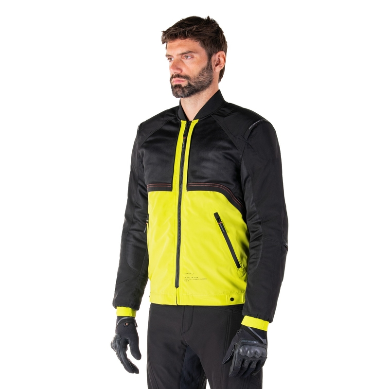 Alpinestars Mootant Vandtæt Parka Sort-Fluo Gul