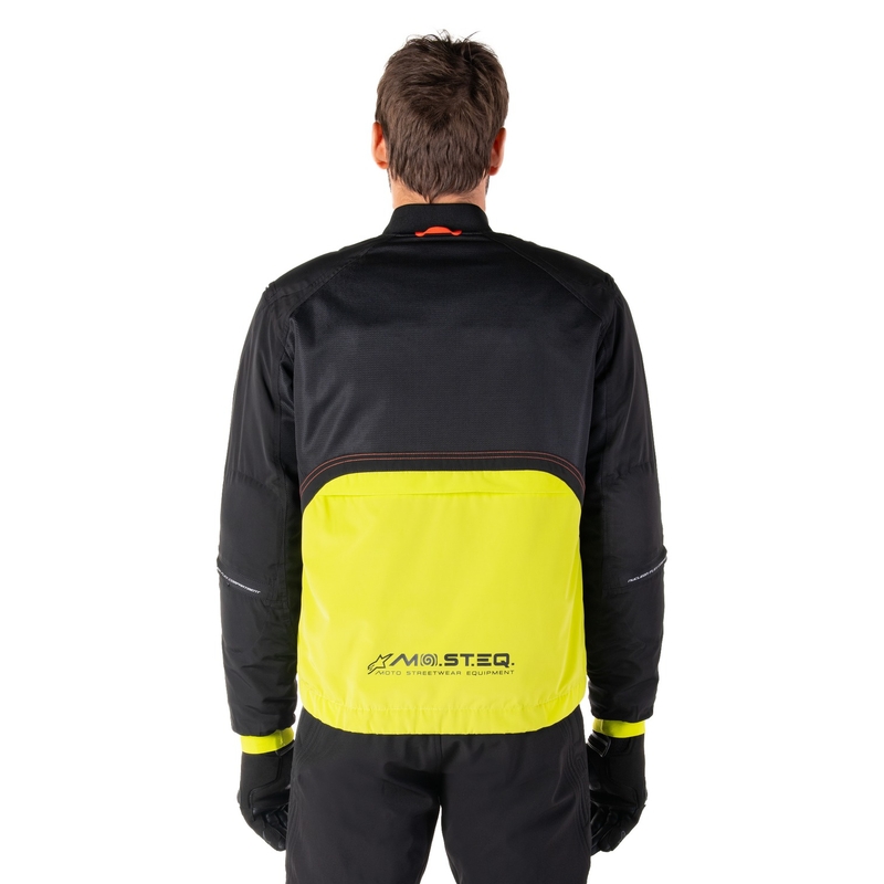 Alpinestars Mootant Vandtæt Parka Sort-Fluo Gul
