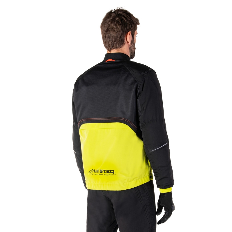 Alpinestars Mootant Vandtæt Parka Sort-Fluo Gul